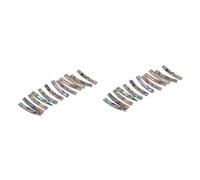 BESTonZON 24 Piezas Guitarra Incrustaciones Pegatinas Calcomanías Roseta Shell Guitarra Pegatinas Guitarra Personalizada Calcomanías Guitarra Roseta Pegatina Guitarra Acústica Calcomanías