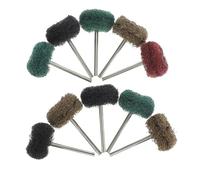 BESTonZON 24 Piezas Kit de Ruedas Pulidoras de Nylon y Acero para Taladro Vástago de 3mm, Preciso para Metal y Componentes Delicados, Accesorio Adecuado para Pulidor Rotativo