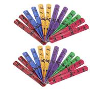 BESTonZON 24 Piezas Pulseras de para Halloween Pulseras Ninja DIY para Fiestas y Recompensas Escolares Bandas para Muñeca con Diseño de Grafiti y Dibujos Animados para Manualidades y Regalos