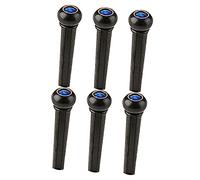 BESTonZON 24piezas Pines De Puente De Guitarra Accesorios De Duradero Para Reemplazo De Guitarras Acústicas y Ukeleles Fácil Instalación y Transporte Gato De Ojo