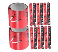 BESTonZON 24piezas Pulseras Ninja Slap Pulseras De Presión Para Niño Niña Obsequio De Fiesta Juguete y Educativo Para Cumpleaños y Actividades Infantiles