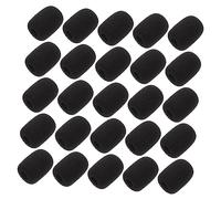 BESTonZON 25 Piezas Funda Para Micrófono Lavalier Parabrisas De Micrófono Lavalier Piezas De Repuesto De Carillón De Viento Protector De Micrófono Funda De Micrófono Escote Esponja