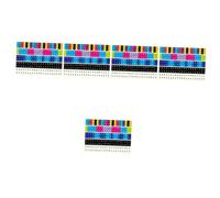 BESTonZON 25 Piezas Kalimbatie Mini Pegatinas Teclado Pegatinas Pestaña Kalimba Pegatinas Notas Adhesivas Kalimba Piano Teclado Musical Teclado Colorido Piano Pulgar Accesorios Escala