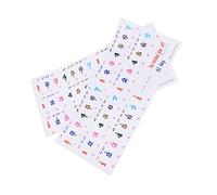 BESTonZON 2hojas Calcomanías Prácticas Para Piano Pegatinas De Comparación Introducción Dibujos