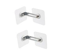 BESTonZON 2juegos Anclajes Antivuelco Sin Perforación Para Muebles y Armarios Protege De Caídas