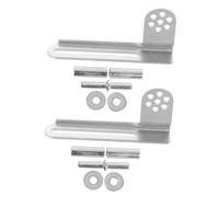 BESTonZON 2juegos Kit De Bisagras Para Puerta De Refrigerador Reemplazo De Bisagras Metálicas Para Congeladores Y Frigoríficos Accesorios Duraderos Y Compatibles Para Reparar Puertas De Congelador