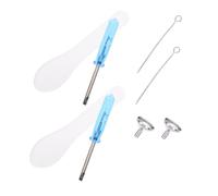 BESTonZON 2juegos Kit De Embudos Pequeños De Acero Inoxidable para Rellenar Cenizas De Urnas con Destornillador Embudo De Cuchara para Llenar Urnas Collares y Recuerdos Casa