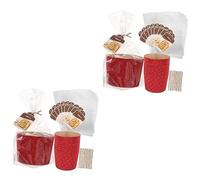 BESTonZON 2juegos Moldes Para Muffins y Cupcakes Para Fiestas Bodas y Celebraciones Diseño y Práctico Para Postres y Dulces