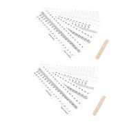 BESTonZON 2juegos Pegatinas Creativas De Introducción Al Piano Pegatinas Prácticas De Comparación De Piano Calcomanía Para Teclado De