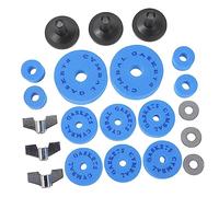 BESTonZON 2juegos Soporte Para Platillos De Batería Almohadilla De Eva Antideslizante Accesorios De Batería Profesional Para Tambores y Electrónicos Juego