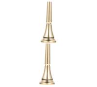 BESTonZON 2Pcs Trompa Tuba Fuerte Tuba Instrumentos Musicales Accesorios Shell Joyería Plato Durable Cuerno Cuerno Francia Bajo Cobre Latón