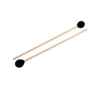 BESTonZON 2piezas Baquetas De Lana Para Bombo Maza Para Batería Cabeza De Fieltro De Lana Accesorios Para Instrumentos De Percusión Mango De Madera Para Practicar Timbales
