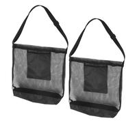 BESTonZON 2piezas Bolsa Para Recoger Setas De Malla Resistente Bolsa De Senderismo Para Recolectar Frutas y Verduras Para Acampar y Explorar La Naturaleza Unidades