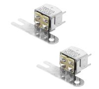 BESTonZON 2piezas Botón de Grabadora Magnética para Reproductor de Casetes Estéreo Componente Metálico Grabadora para Reproductor de Cintas de Audio