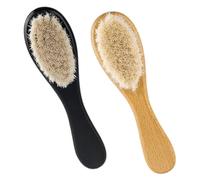 BESTonZON 2piezas Cepillo De Cabello Para Bebés y Recién Nacidos De Cepillo Suave Para Cuidado De Cabelludo y Capuchón Mango Para Higiene Diaria y Masaje De Cabeza