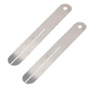 BESTonZON 2piezas De Trastes De Guitarra Lámina De Acero Inoxidable Para Guitarra Cuña Protectora Para Diapasón Suitable Para Electric Guitar Bass y Ukulele