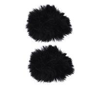 BESTonZON 2piezas Funda De Micrófono Diseño Práctico Antisalpicaduras De Felpa Flexible Protector