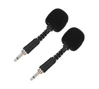 BESTonZON 2piezas Micrófono In-Line Omnidireccional para Grabación De Voz Compatible Laptop y Móviles Diseño Portátil y Cancelación De Ruido para Streaming y Karaoke