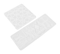 BESTonZON 2piezas Molde Para Púas De Guitarra Moldes De Silicona Adecuado Para Bricolaje y Manualidades