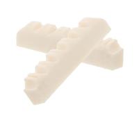 BESTonZON 2piezas Nuez De Hueso De Buey Para Puente De Guitarra Reemplazo De Cejuela Para Guitarra Folk Accesorios Para Instrumentos Musicales Mejora De Claridad y Estabilidad Del Sonido