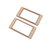 BESTonZON 2piezas Pastillas Planas De Arce Anillo De Montaje Para Marco Humbucker Unidades Con Tornillos