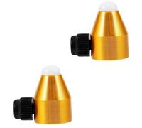 BESTonZON 2piezas Pies De Diapasón Redondos Naturales Para Accesorios De Sonido Base Compatible Frecuencias Diversas Para Relajación y Canalización De Energía