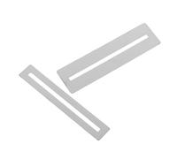 BESTonZON 2piezas Protector De Diapasón Metálico Para Guitarra Protector De Trastes Resistente y Fácil De Usar Accesorio Para Pulido Smontaje De Trastes Práctica Para Luthiers Guita