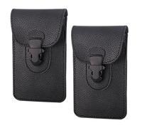 BESTonZON 2piezas Riñonera Fina para Hombre Bolso para Teléfono Móvil Riñonera Vintage Bolsa para Cinturón para Exteriores y Actividades Deportivas