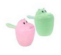 BESTonZON 2piezas Rociador De Agua Para Baño Cupón De Enjuague De Champú Para Taza De Baño y Recipiente Para Agua