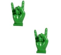 BESTonZON 2piezas Soporte De Baquetas De Resina Para Exhibición Soporte Duradero Para Jugadores De Batería Organizador De Baquetas Para Amantes Percusión