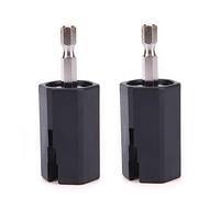 BESTonZON 2piezas Tapones Hexagonales Para Taladro Eléctrico De Guitarra Herramientas Para Enrollar Cuerdas Extractor De Pasadores Accesorios Para Reparación De Guitarra Talleres De