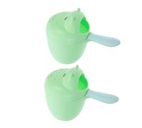 BESTonZON 2piezas Taza De Enjuague Baño Hipopótamo Champú Lavado Cuerpo Juguete Baño