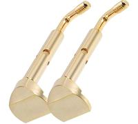 BESTonZON 2piezas Tornillos Para Soporte De Violín Tornillos Metálicos Inoxidables Pulidos Para Fijación De Almohadilla De Mentón Accesorios Profesionales Para Violín De Repuesto Duraderas