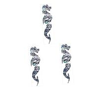 BESTonZON 3 Hojas Diapasón Pegatinas Guitarra Etiqueta Engomada Decoración Guitarra Calcomanías Te Preocupes Incrustación De Calcomanías Creativo Diapasón Etiqueta