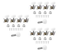 BESTonZON 3 Juegos cuerda banjo piezas afinación banjo clavija afinación para accesorios guitarra guitar accessories guitarra clasica botones del afinador Metal