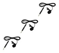 BESTonZON 3 Juegos micrófono de Condensador lavalier micrófono Profesional micrófono de Solapa USB micrófono de enseñanza remota micrófono de Podcast Universal Tarjeta de Sonido aleación