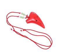 BESTonZON 3 Juegos Mini Ocarina 6 Agujeros Alto Do Ocarina Flauta Ocarina Instrumento Ocarina Práctica Ocarina Jugable Rayan Toys for Boca Ocarina Rojo Viajar Dolomita Conmemorar