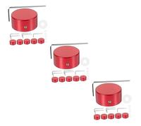 BESTonZON 3 Juegos Tapa de pedal de efectos Botones de pedales de efectos accesorios de guitarra pedal guitarra pedalera guitarra guitarras pedal de guitarra parte del instrumento musical