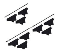 BESTonZON 3 Juegos Varilla De Limpieza De Flauta Microfibra Herramienta De Limpieza De Flauta Suministros De a De Hisopo De Clarinete Clave El Plastico Limpio Accesorios