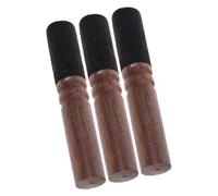 BESTonZON 3 Mazos de Madera para Cuencos Cantores Agarre Ergonómico, Accesorios para Terapia de Sonido y Relajación en Yoga Budista