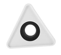 BESTonZON 3 Micrófonos Con Logotipo Para Entrevistas Soporte Para Banderas Micrófono Portátil D4 Para Niños Periodistas Reporteros Micrófonos Triangulares Con Marca Cubiertas Para