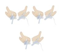 BESTonZON 3 Pares Deja de comer guantes para bebés los niños dejan de chuparse el protector de pulgar infantil Mitones guantes de manoplas de bebe guante de de algodón