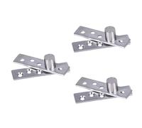 BESTonZON 3 Piezas 360 pequeñas bisagras del gabinete bisagras para muebles de resorte pivote de la puerta bisagra para puerta esquina bisagra de la s exteriores