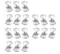 BESTonZON 3 Piezas 6 Piezas clavijero de banjo guitarra guitar accessories sintonizadores cabeza de la máquina sintonizadores 3l3r cabeza de banjo afinación con clavija medio cerrado nariz