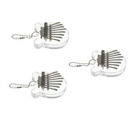 BESTonZON 3 Piezas 8 Pulgar Mini Instrumentos Musicales Dedo Kalimba Mini Mbira Portátil Mini Kalimba De Cristal Niño Pequeño Kalimba Cromática Piano Instrumento Musical Sapeli