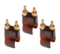 BESTonZON 3 Piezas Ajuste fino de Erhu afinadores de bajo sintonizadores finos erhu Accesorio musical erhu Afinador de instrumentos tornero fino para erhu accesorios erhu Latón H62