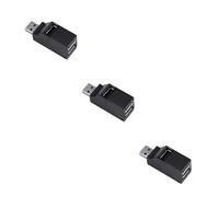 BESTonZON 3 Piezas alargador USB ampliador USB cámaras Digital portstiles lapto concentrador 2.0 Divisor concentrador de 3 Puertos Adaptador de Cubo línea Central Centro Extensor