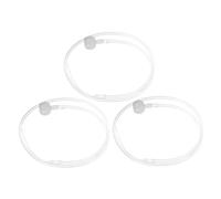 BESTonZON 3 Piezas Asistente de lactancia manguera recién nacido equipo inflable tapa de botella de almacenamiento accesorios para biberones parte del biberón el plastico Transparent