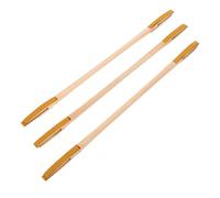 BESTonZON 3 Piezas Barra De Madera De Doble Extremo Kit De Reparación De Piano Abrazadera De Silencio Para Instrumentos Musicales Herramientas De Afinación Del Teclado De Piano Beige