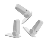 BESTonZON 3 Piezas Bloqueo De Seguridad Para Mini Cerraduras De Puertas a Prueba De Pestillo Child Safety Cabinet Locks Ventana Primero Guardia Equipo Salida Cerrar Abs